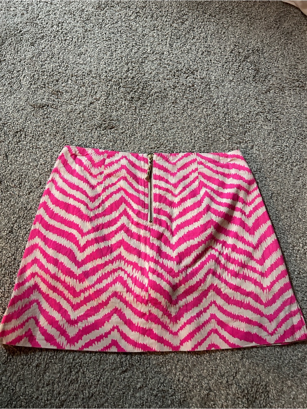 Lilly Pulitzer Pink Ella Chevron Mini Skort - Picture 2 of 3